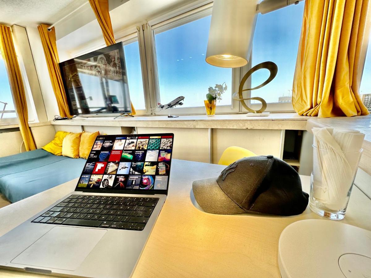 Sun Clima/Ac Metro X2 Fast Wifi 500 Mbs 70'Tv Netflix Appletv Hbo Apartment Warsaw Luaran gambar