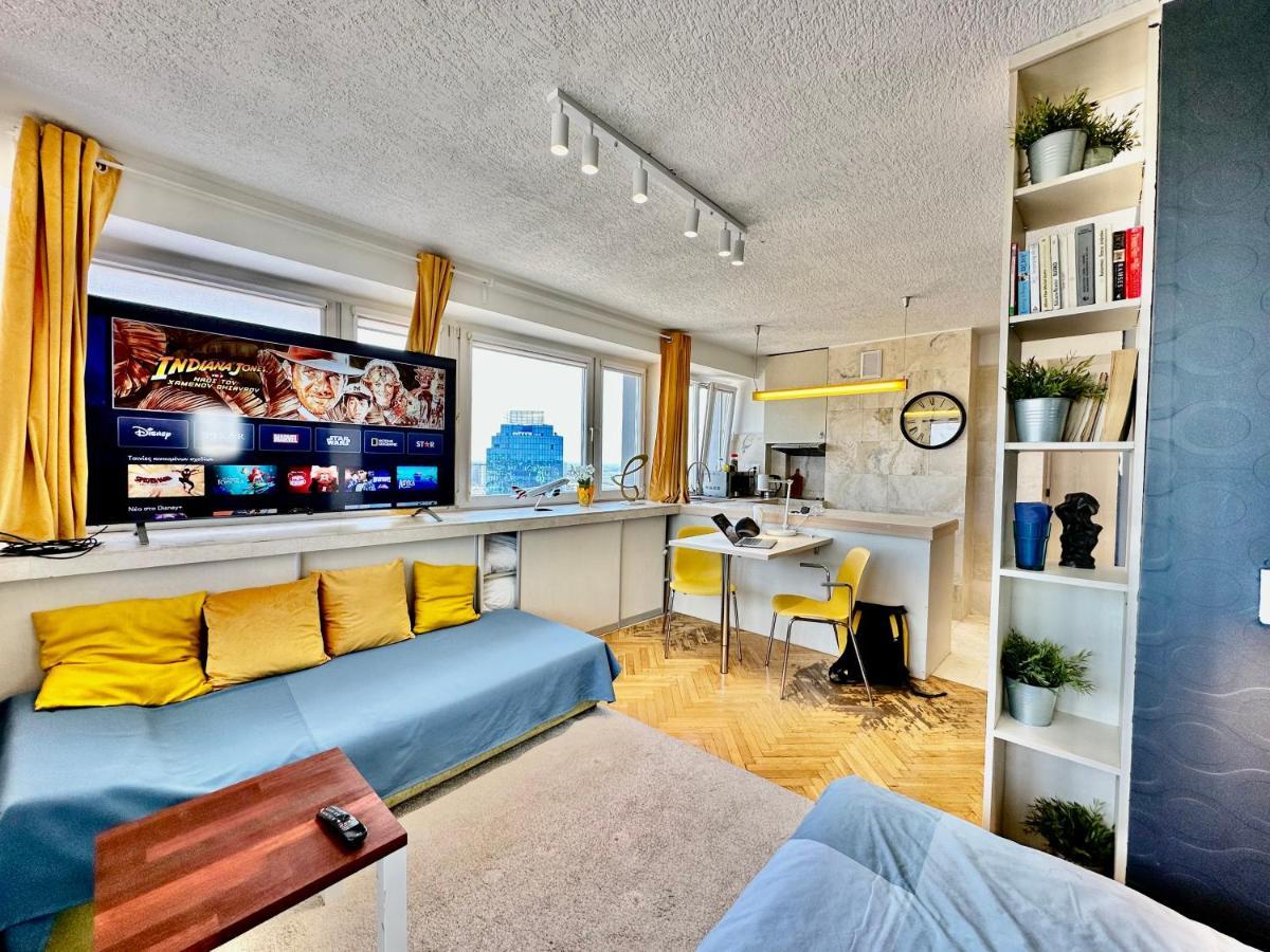 Sun Clima/Ac Metro X2 Fast Wifi 500 Mbs 70'Tv Netflix Appletv Hbo Apartment Warsaw Luaran gambar