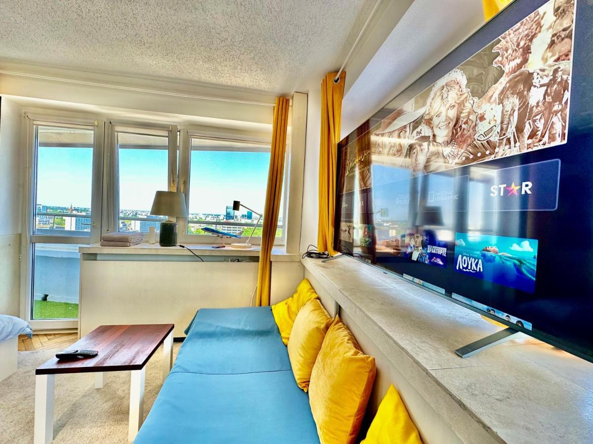 Sun Clima/Ac Metro X2 Fast Wifi 500 Mbs 70'Tv Netflix Appletv Hbo Apartment Warsaw Luaran gambar